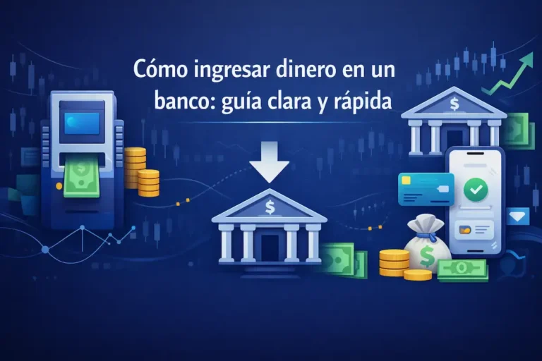 Cómo ingresar dinero en el banco