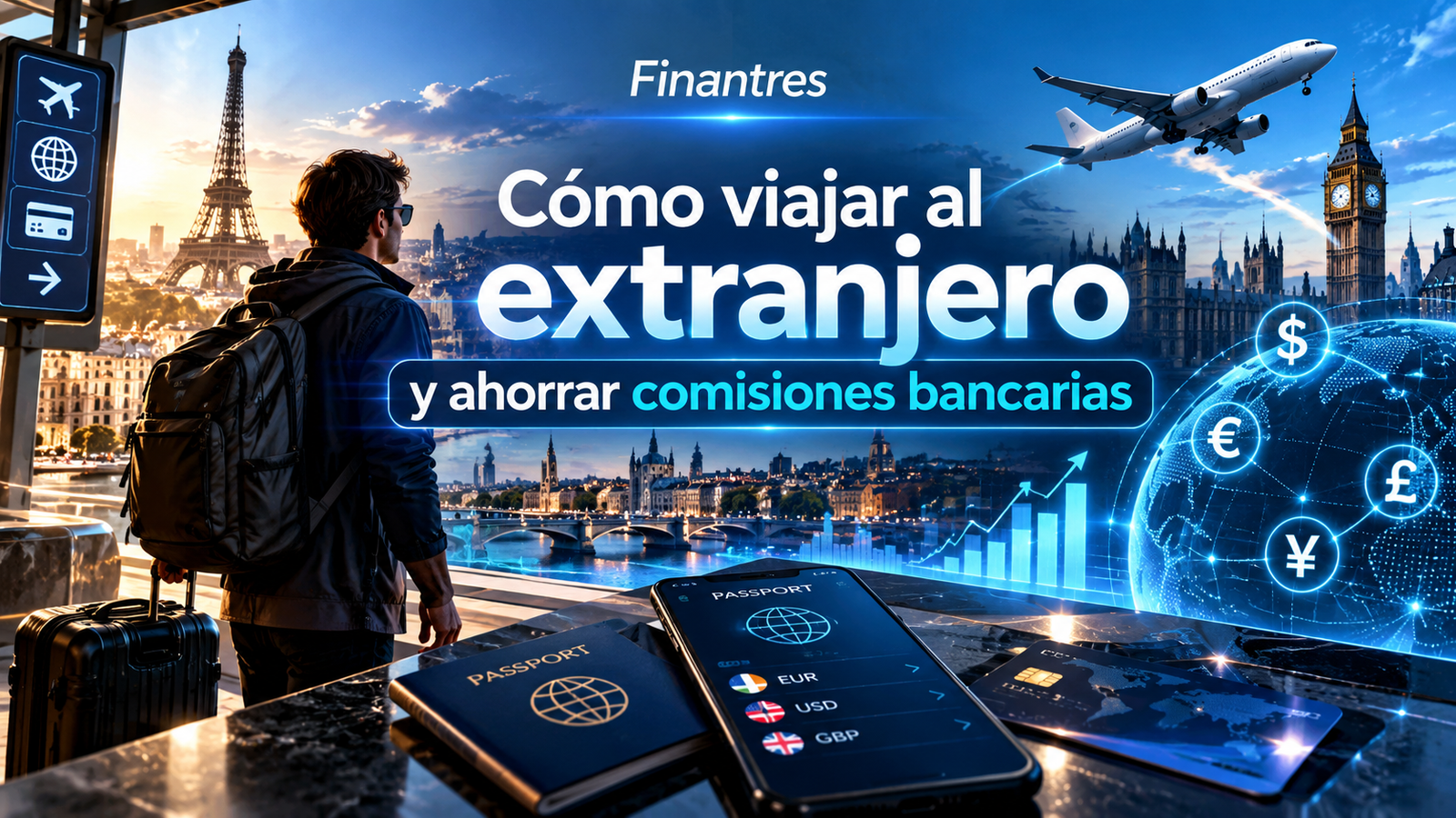 Cómo viajar al extranjero y ahorrar comisiones bancarias