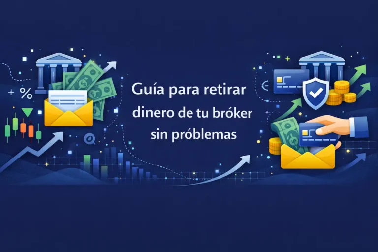 Guía visual para retirar dinero del bróker