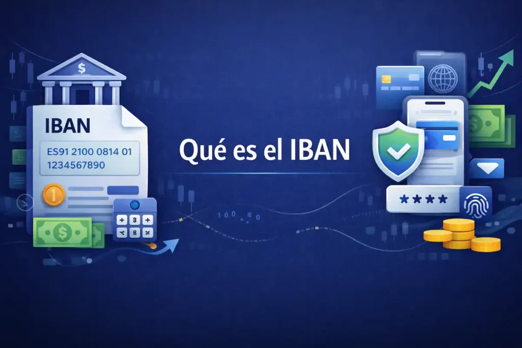 Qué es el IBAN concepto visualizado