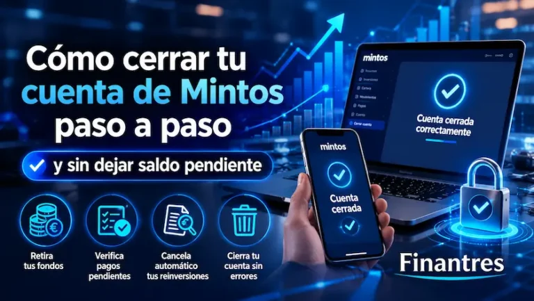 Cerrar cuenta Mintos