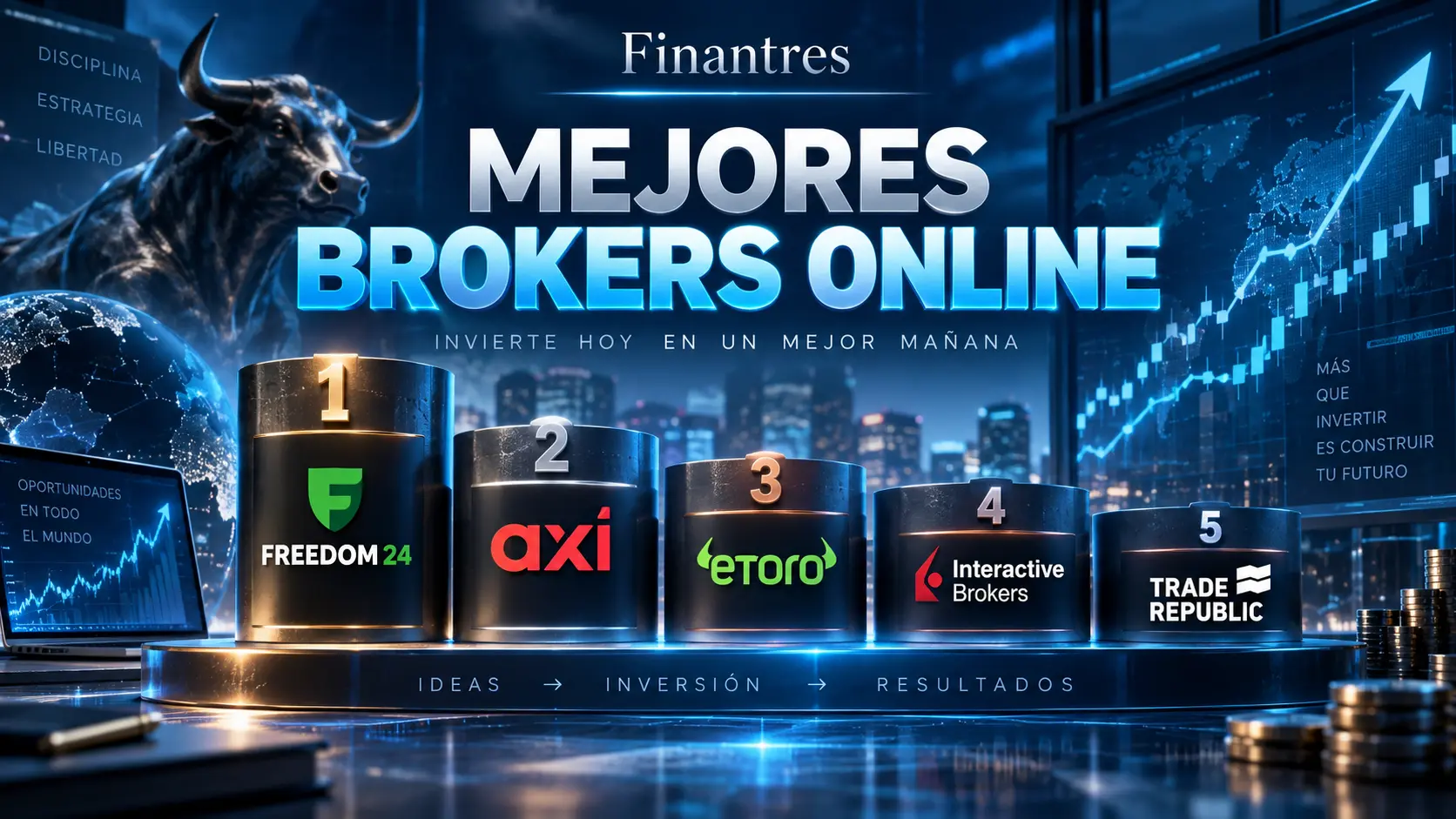 Mejores brokers online para invertir con criterio desde España