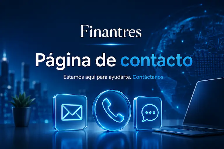 Página de contacto de Finantres