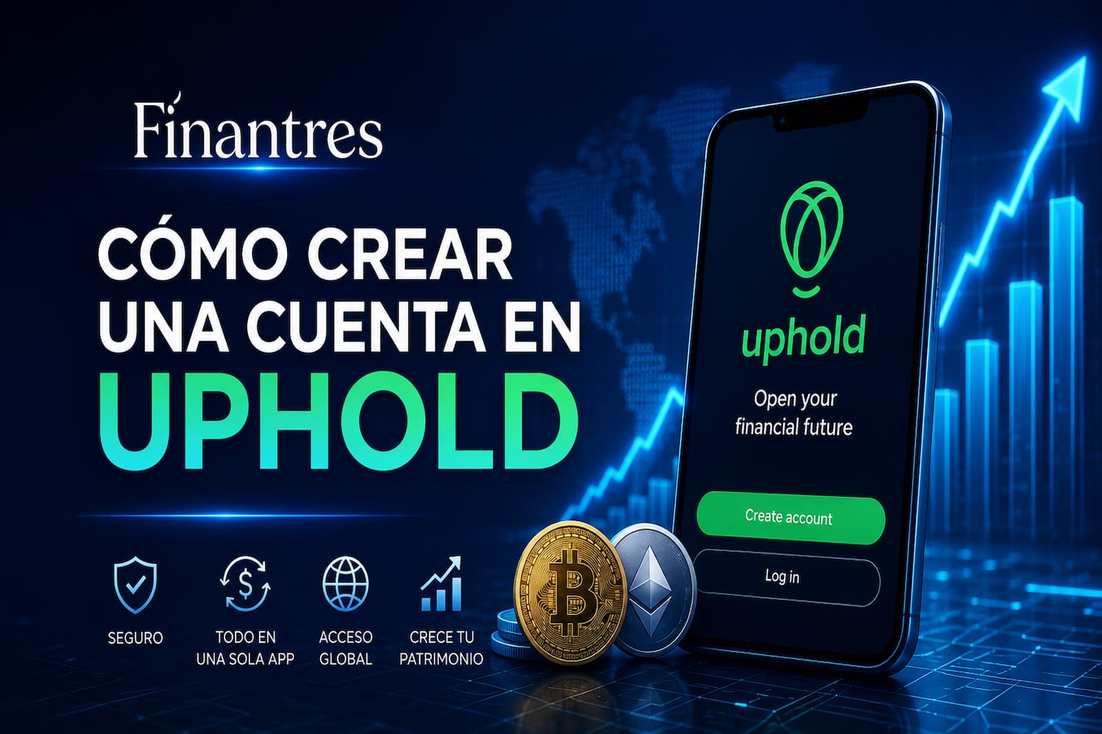 Cómo crear una cuenta en Uphold