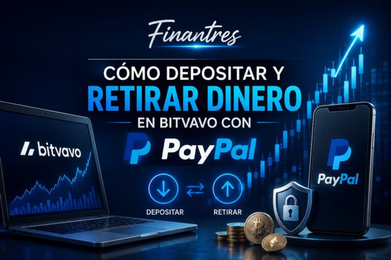 Cómo depositar y retirar dinero en Bitvavo con PayPal