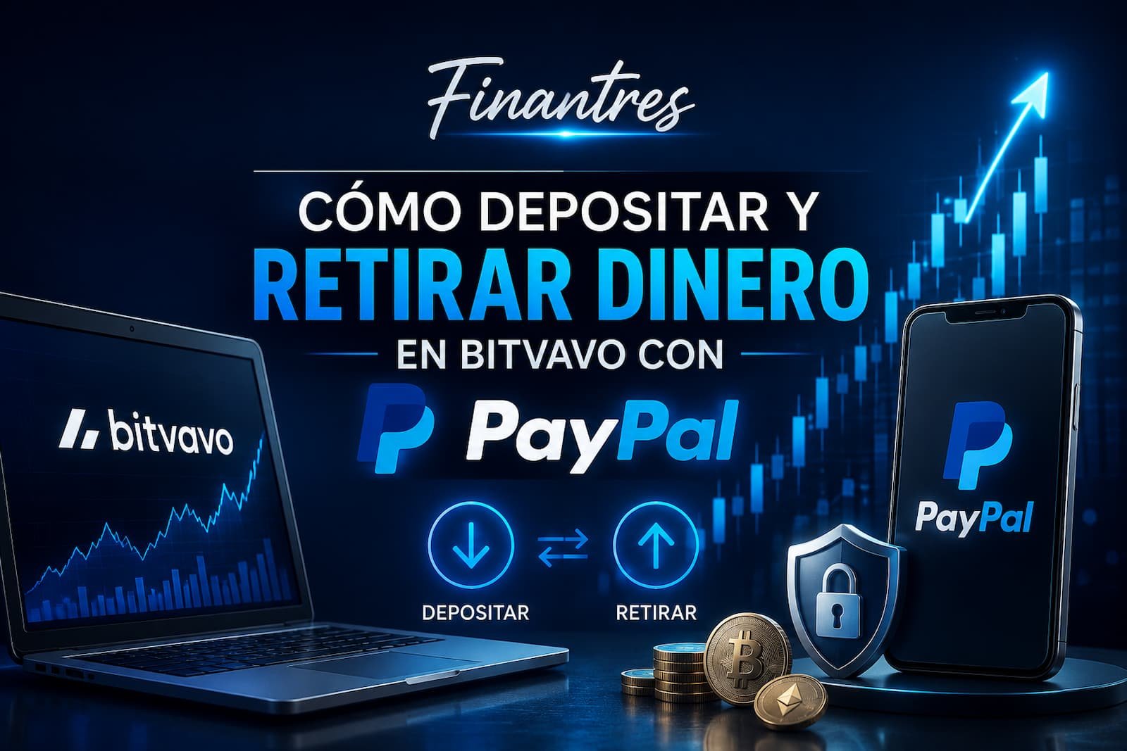 Cómo depositar y retirar dinero en Bitvavo con PayPal