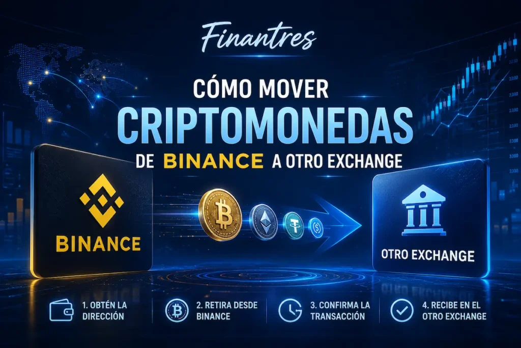 Cómo mover criptomonedas de Binance a otro exchange