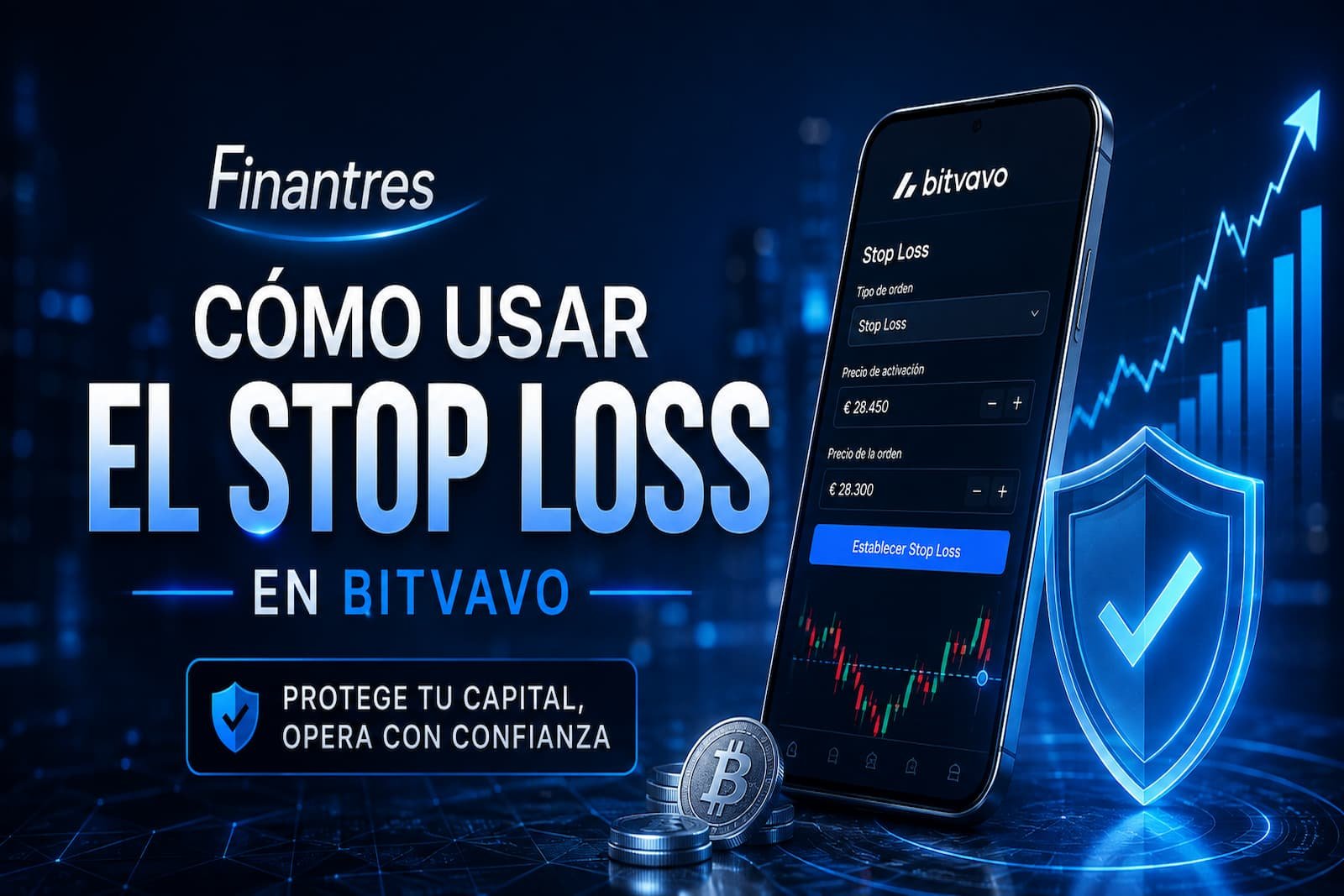 Cómo usar el stop loss en Bitvavo