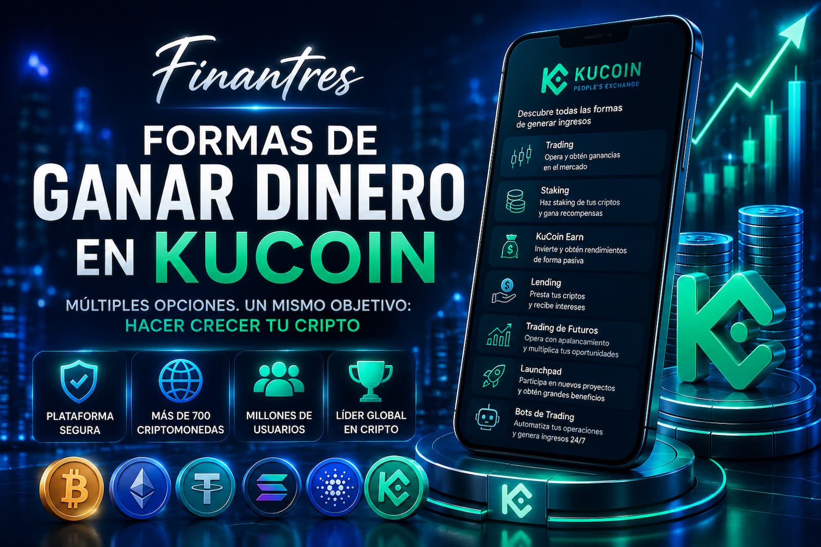 Formas de ganar dinero en KuCoin