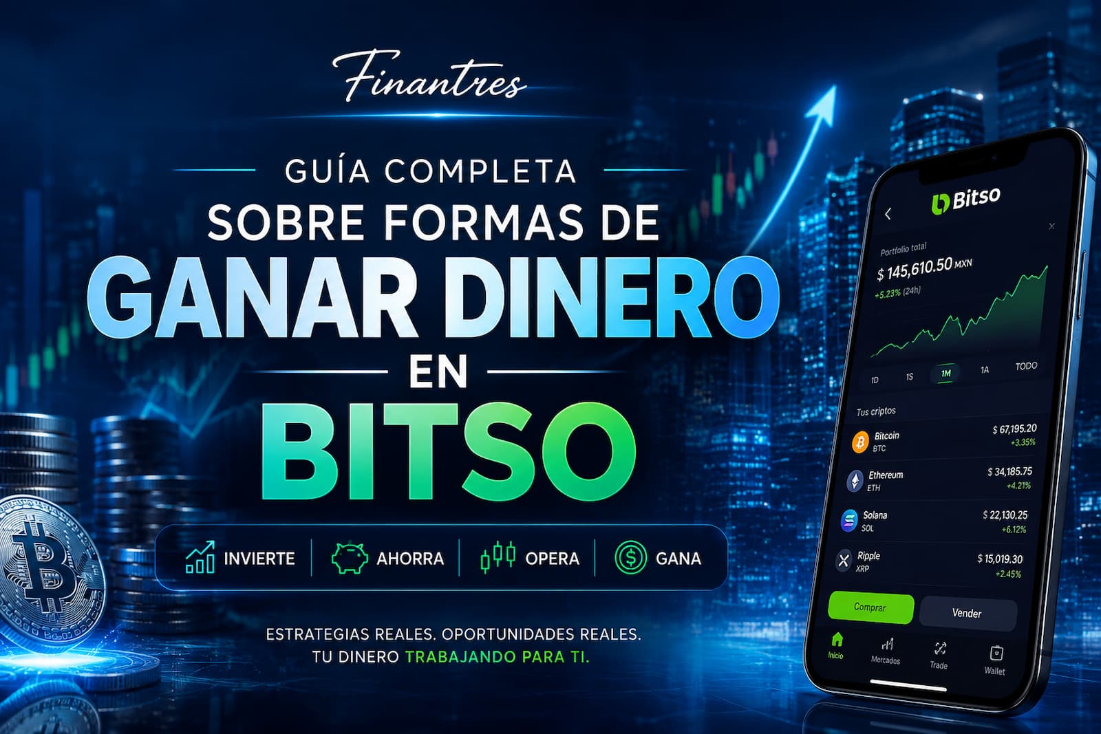 Guía completa sobre formas de ganar dinero en Bitso