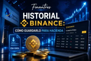 Historial Binance cómo guardarlo para Hacienda