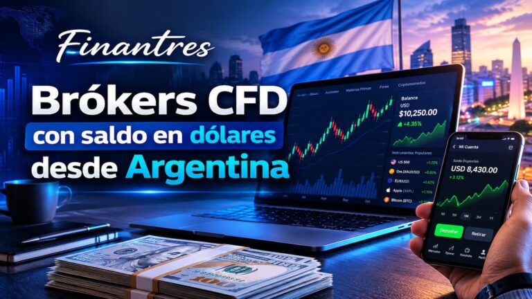 Brókers CFD con saldo en dólares desde Argentina