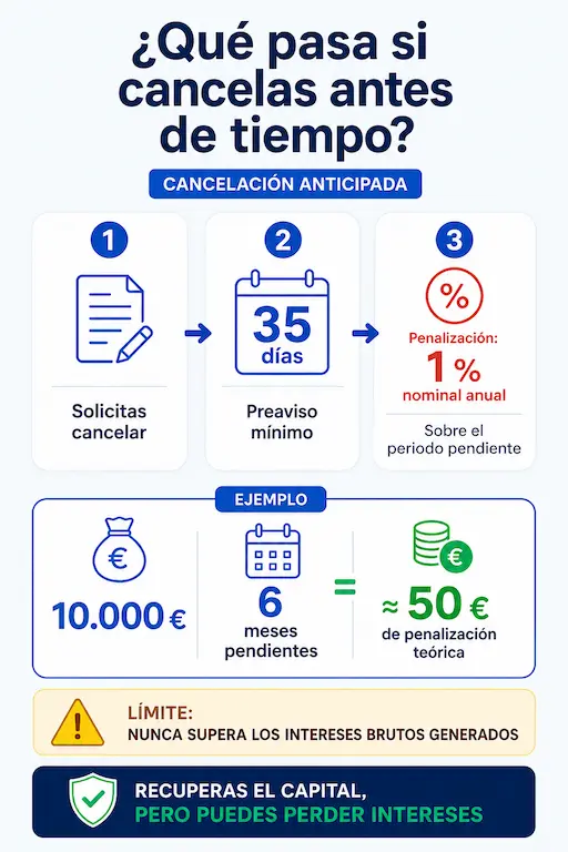 Cancelación depósitos Sabadell