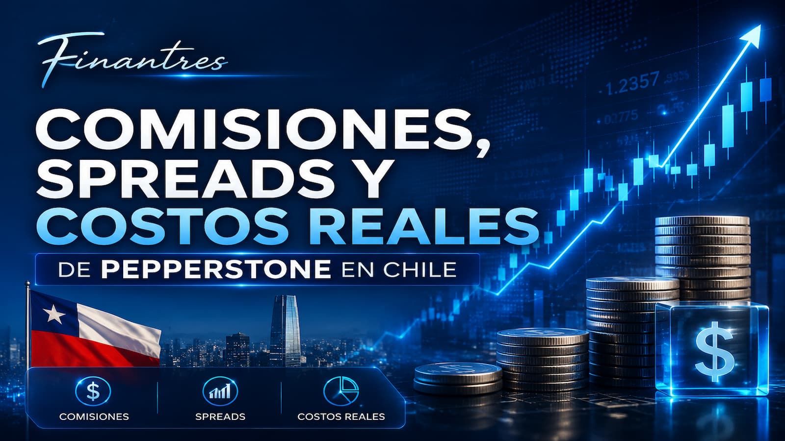 ¿Cuáles son las comisiones, spreads y costos reales de Pepperstone para traders chilenos?