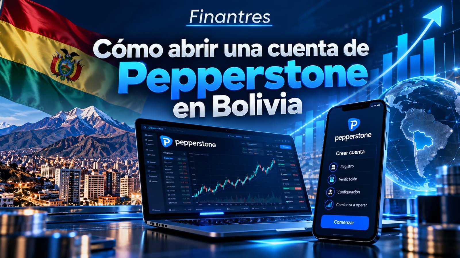 Cómo abrir una cuenta de Pepperstone en Bolivia