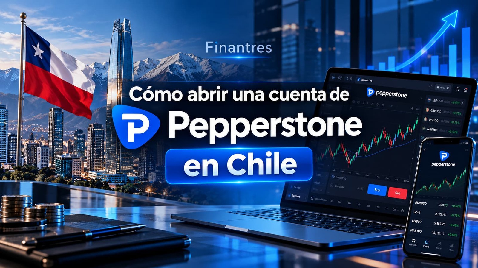 Cómo abrir una cuenta de Pepperstone en Chile