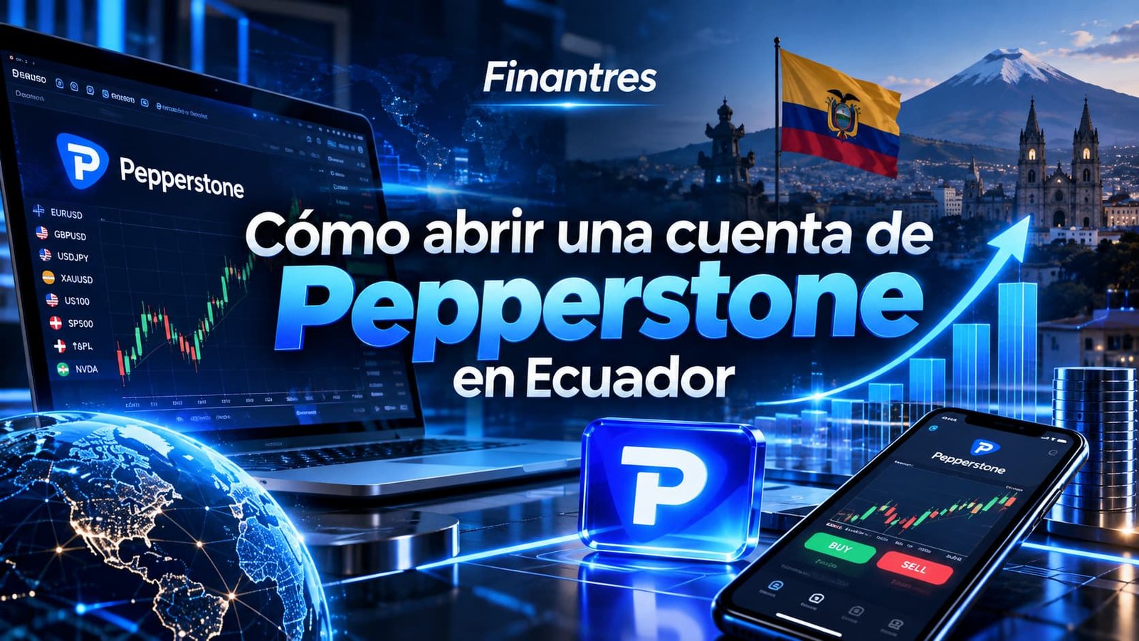 Cómo abrir una cuenta de Pepperstone en Ecuador
