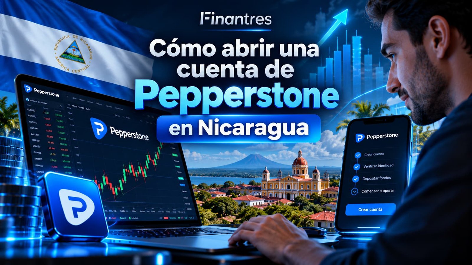 Cómo abrir una cuenta de Pepperstone en Nicaragua paso a paso
