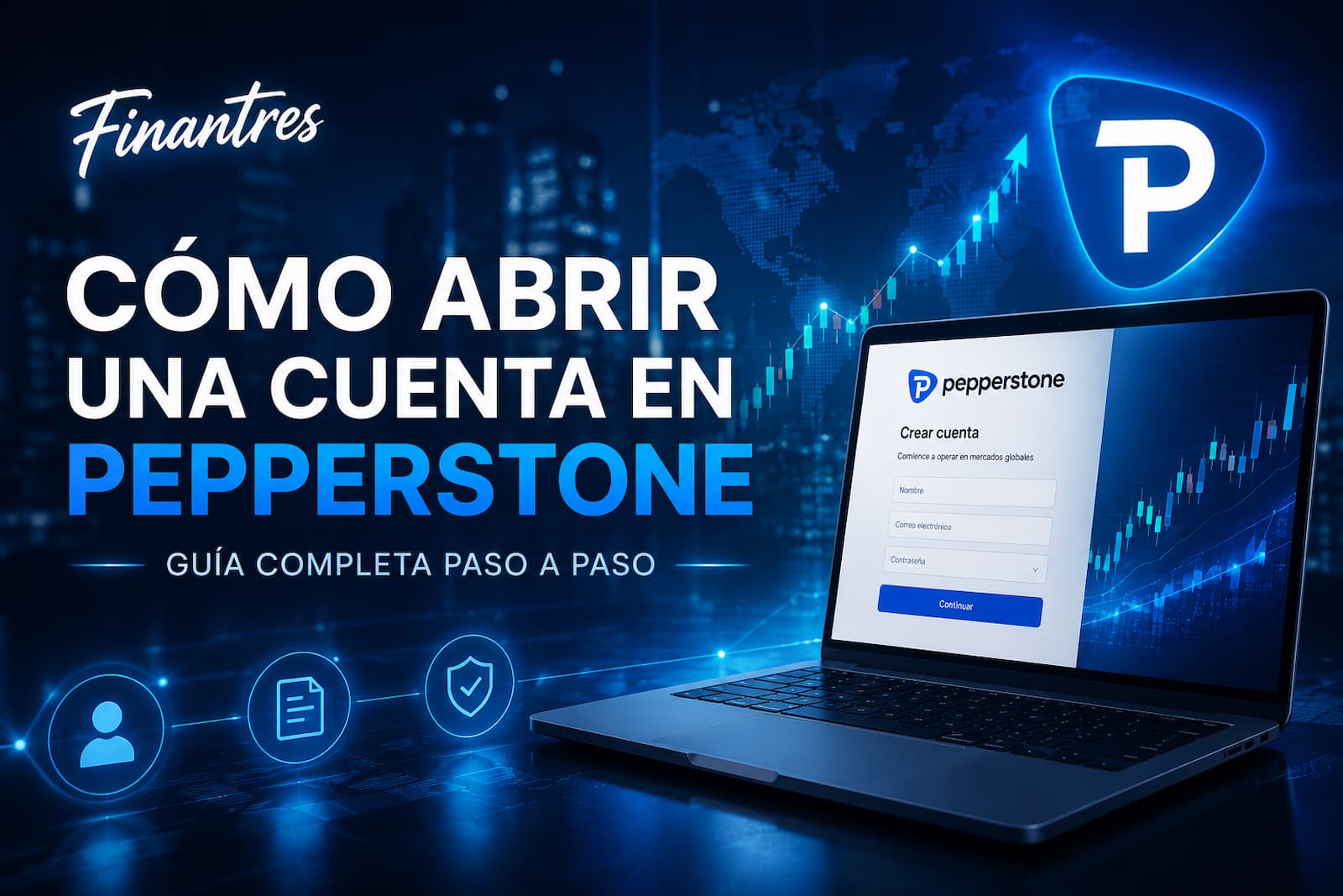 Cómo abrir una cuenta en Pepperstone