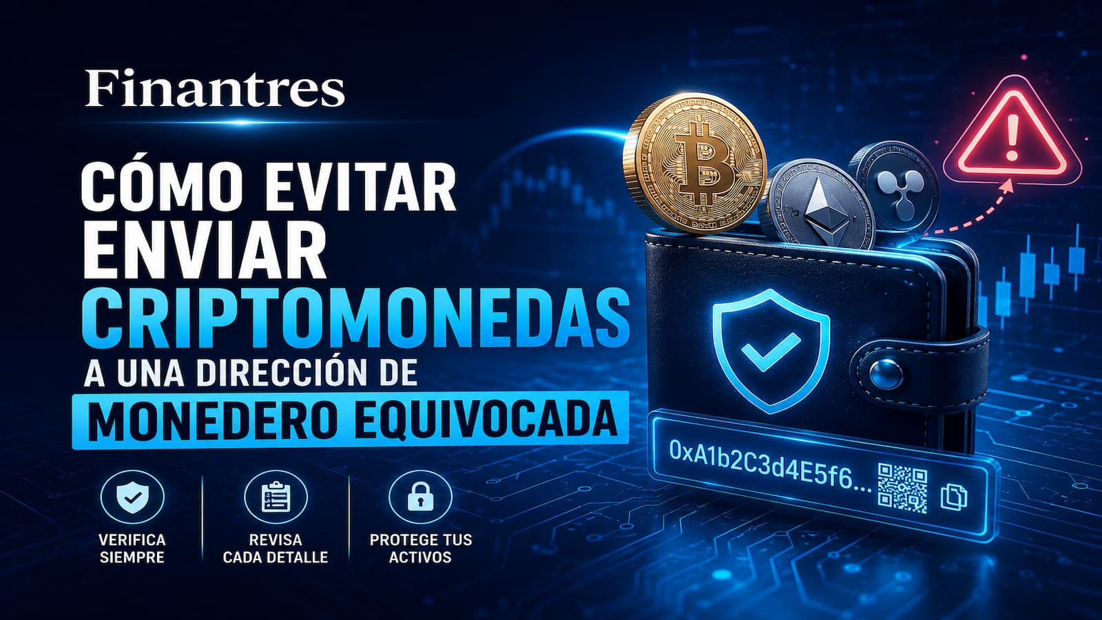Cómo evitar enviar criptomonedas a una dirección equivocada