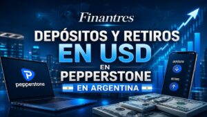 Depósitos y retiros en USD en Pepperstone en Argentina