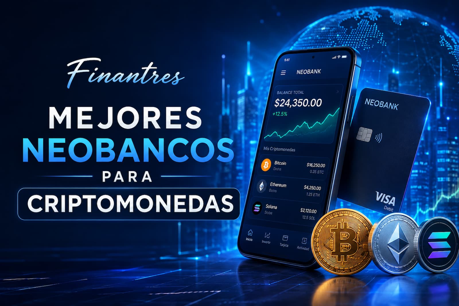 Mejores neobancos para criptomonedas