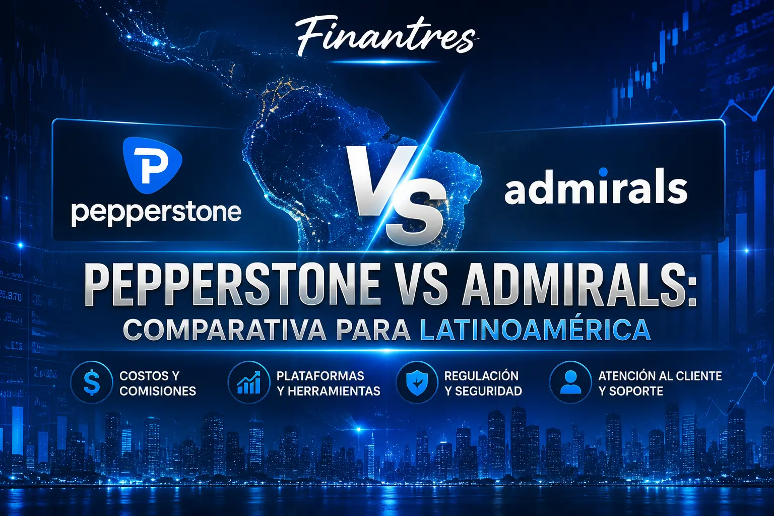 Pepperstone vs Admirals comparativa para Latinoamérica