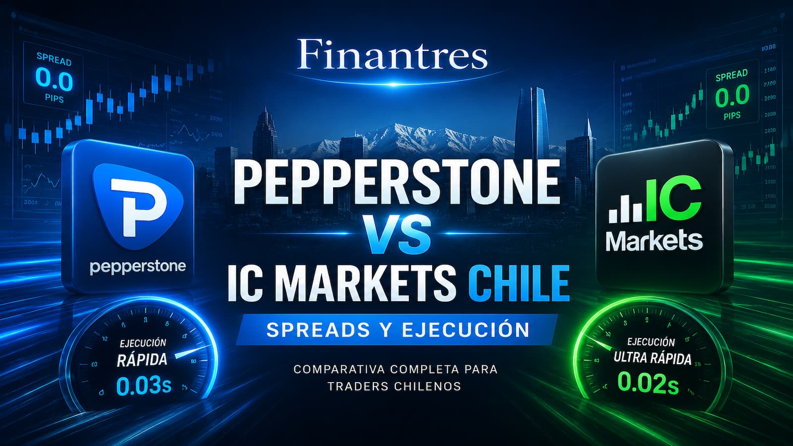 Pepperstone vs IC Markets en Chile: ¿cuál tiene mejores spreads y ejecución?