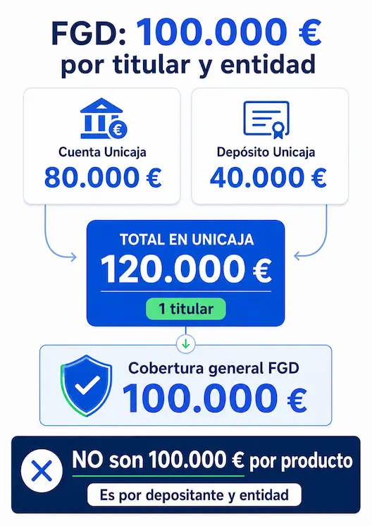 Protección depósitos Unicaja