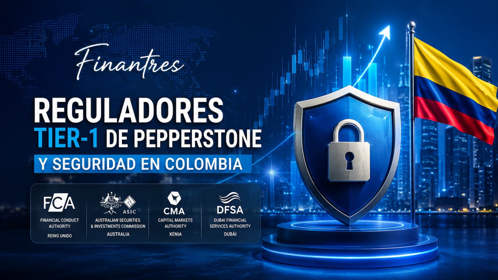 ¿Qué reguladores tier-1 supervisan a Pepperstone y qué nivel de seguridad ofrece a los clientes de Colombia?
