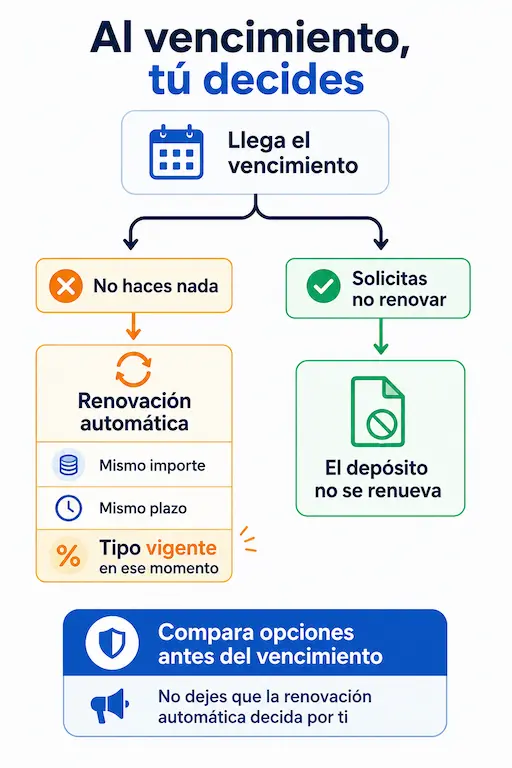Vencimiento depósitos Sabadell