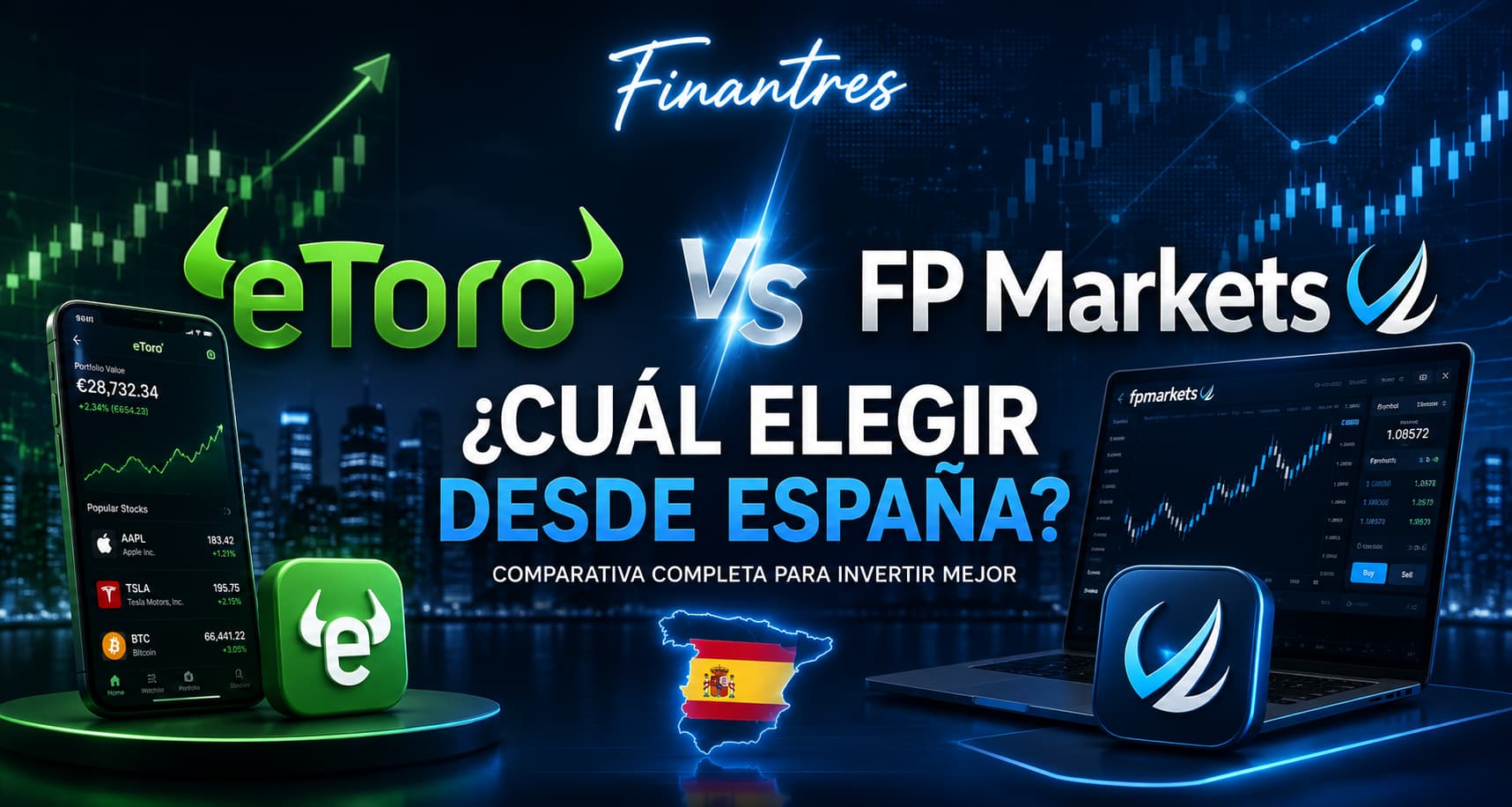 eToro vs FP Markets cuál elegir desde España