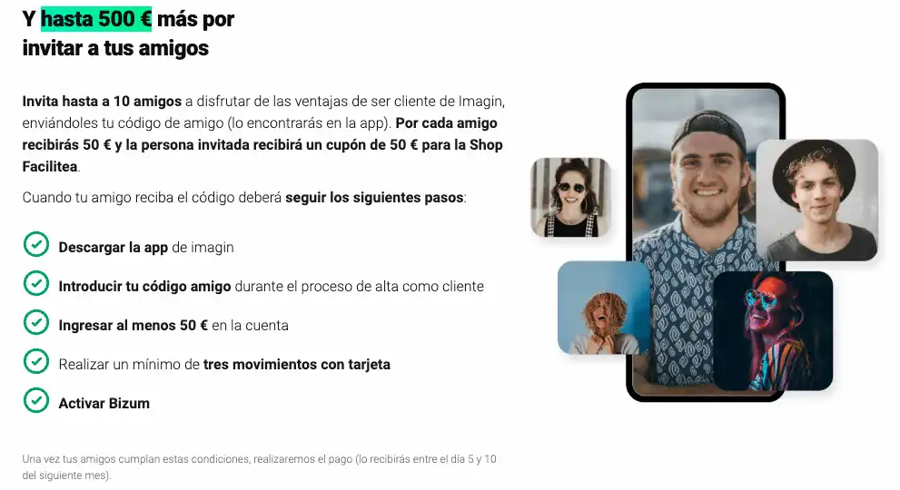 imagin promoción amigo