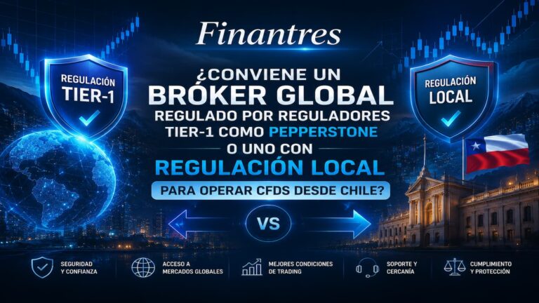 ¿Conviene un bróker global regulado por reguladores tier 1 como Pepperstone o uno con regulación local para operar CFDs desde Chile