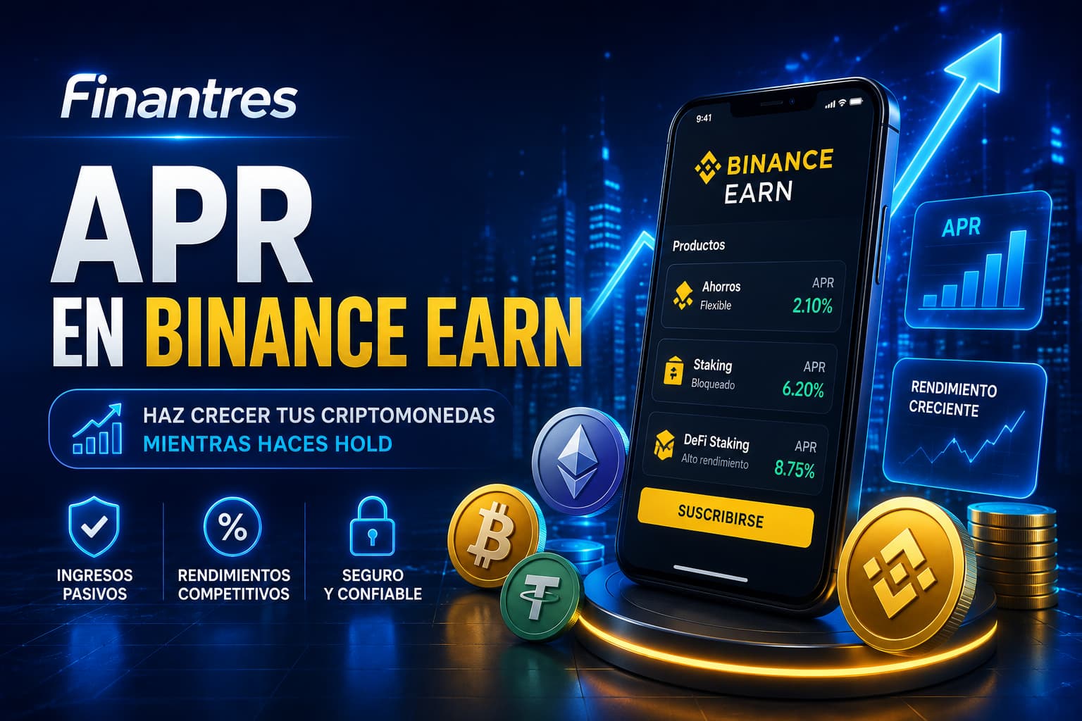 APR en Binance Earn: qué significa y cómo se calcula