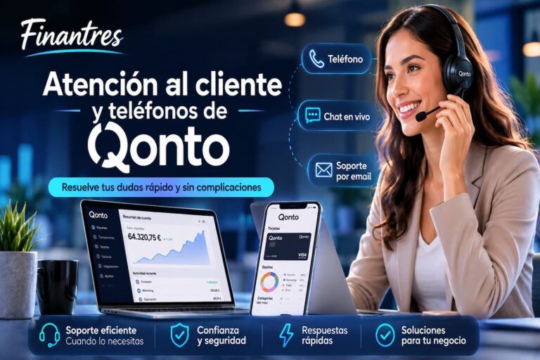 Atención al cliente y teléfonos de Qonto