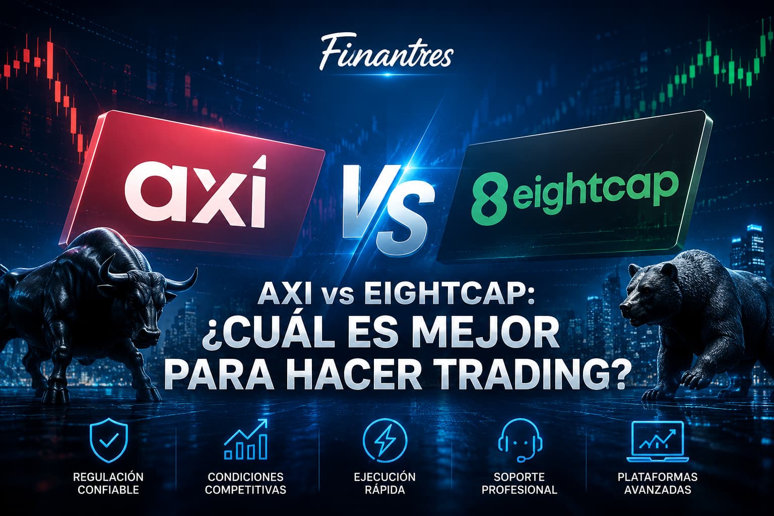Axi vs Eightcap: ¿qué broker es mejor para hacer trading desde España?