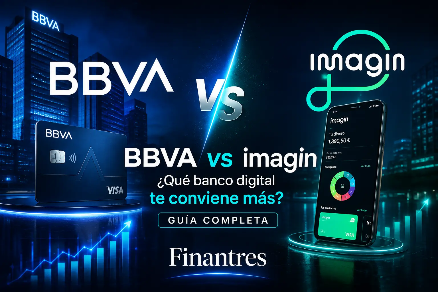 BBVA vs imagin: ¿qué cuenta es mejor y cuál elegir?