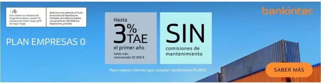 Bankinter plan empresas 0