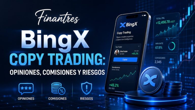 BingX copy trading opiniones comisiones y riesgos
