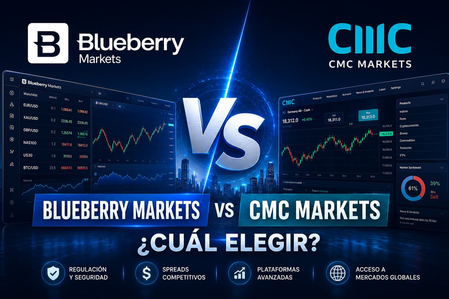 Blueberry Markets vs CMC Markets: ¿cuál es mejor para Latinoamérica?