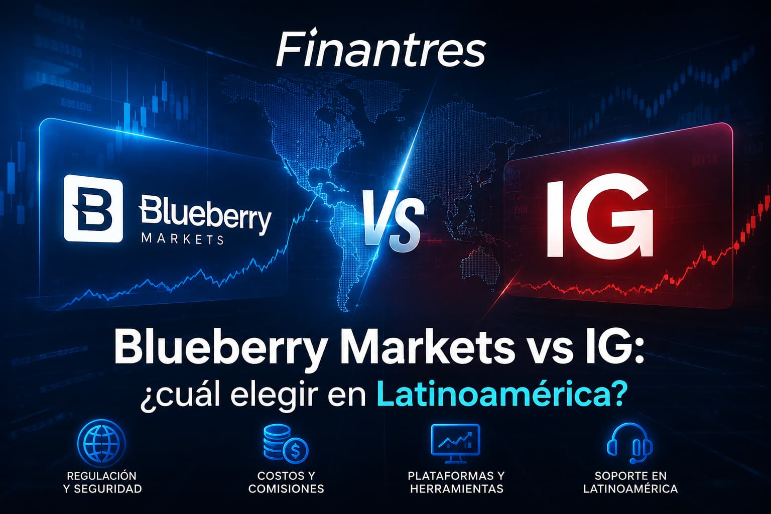 Blueberry Markets vs IG: ¿qué bróker conviene más en Latinoamérica?