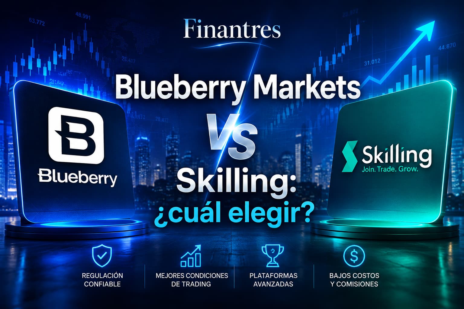 Blueberry Markets vs Skilling: ¿cuál es mejor en Latinoamérica?