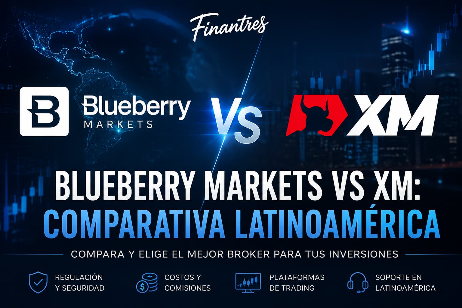Blueberry Markets vs XM: ¿qué bróker es mejor en Latinoamérica?