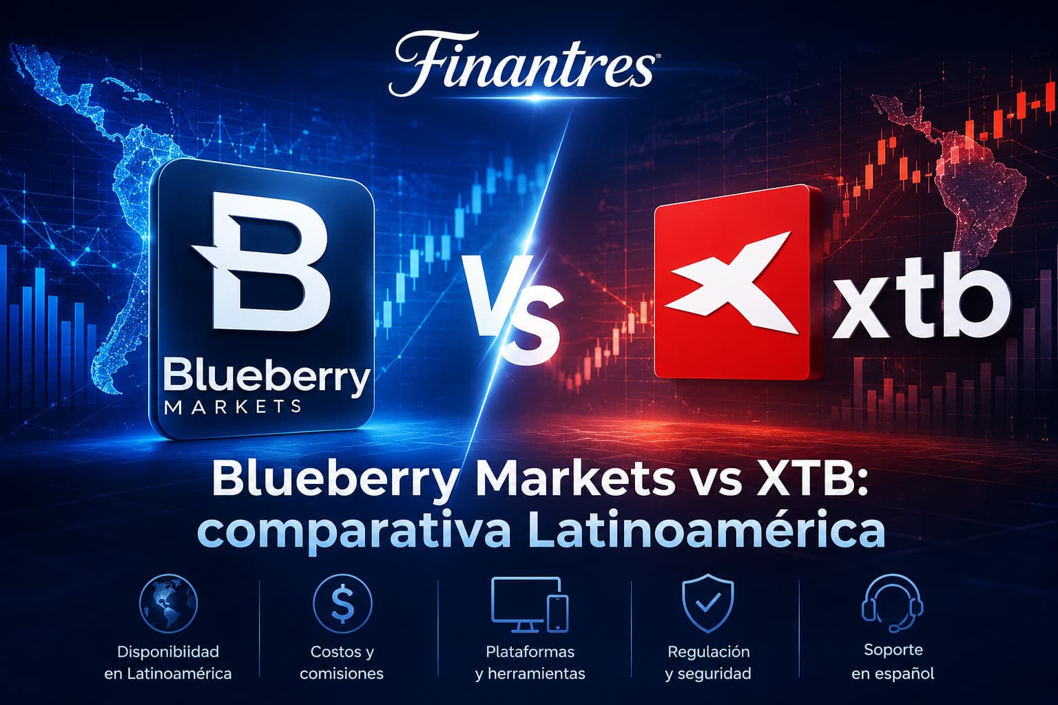Blueberry Markets vs XTB: ¿qué bróker es mejor en Latinoamérica?
