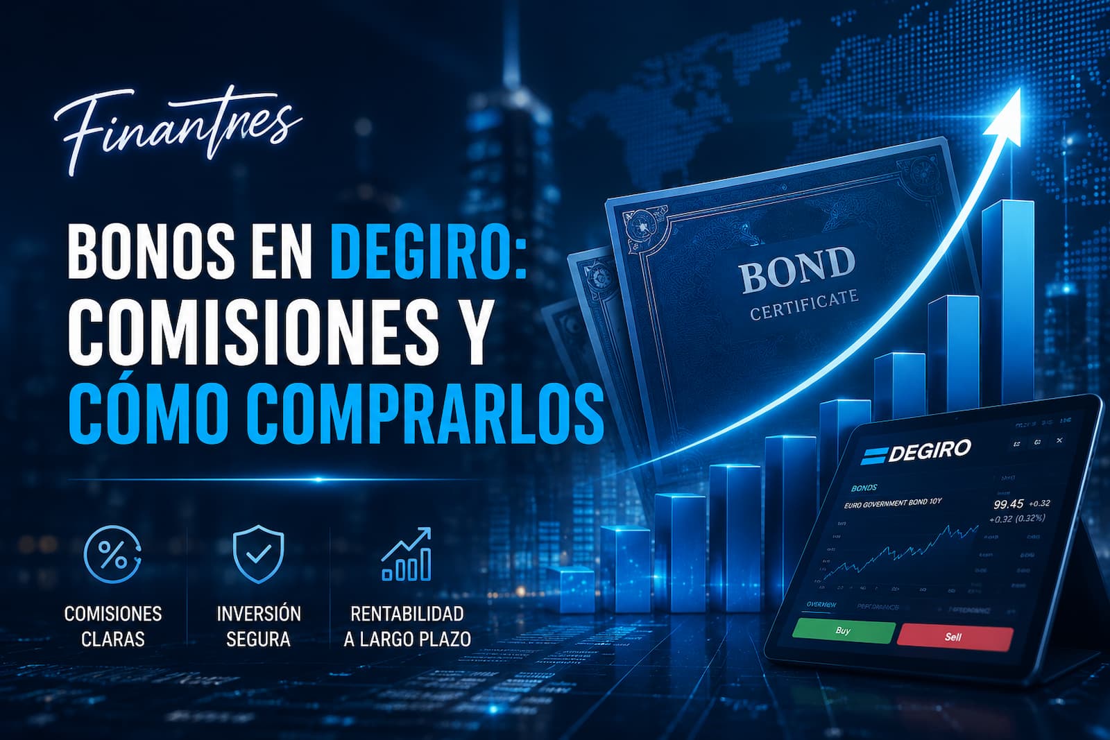 Bonos en DEGIRO comisiones y cómo comprarlos