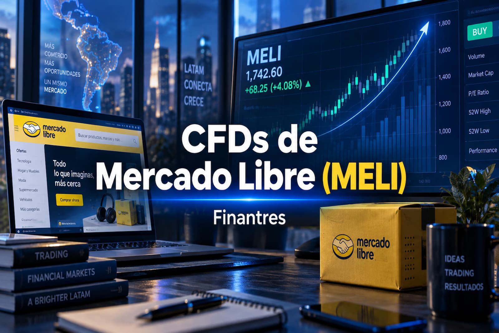 CFDs de Mercado Libre (MELI)