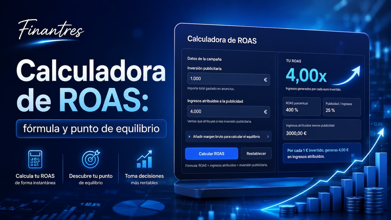Calculadora de ROAS: calcula el retorno de tu publicidad y tu punto de equilibrio