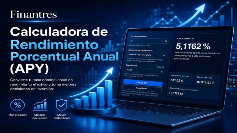 Calculadora de Rendimiento Porcentual Anual (APY)
