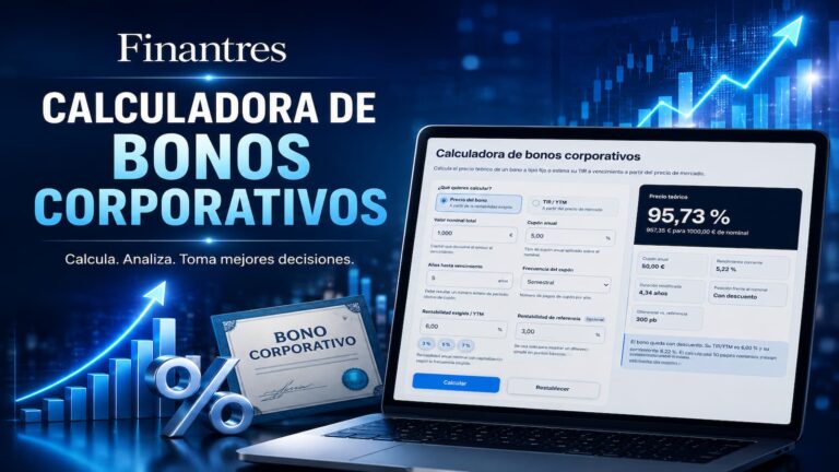 Calculadora de bonos corporativos: precio, TIR y duración